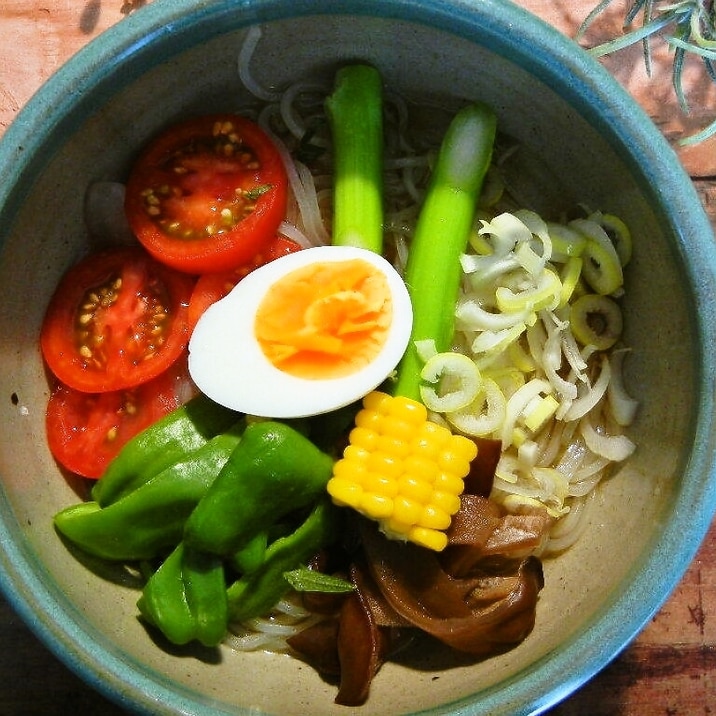 夏野菜の冷麺